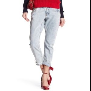 One Teaspoon Lonely Boys Low Waist Drop Crotch and Relaxed Jeans Size 26